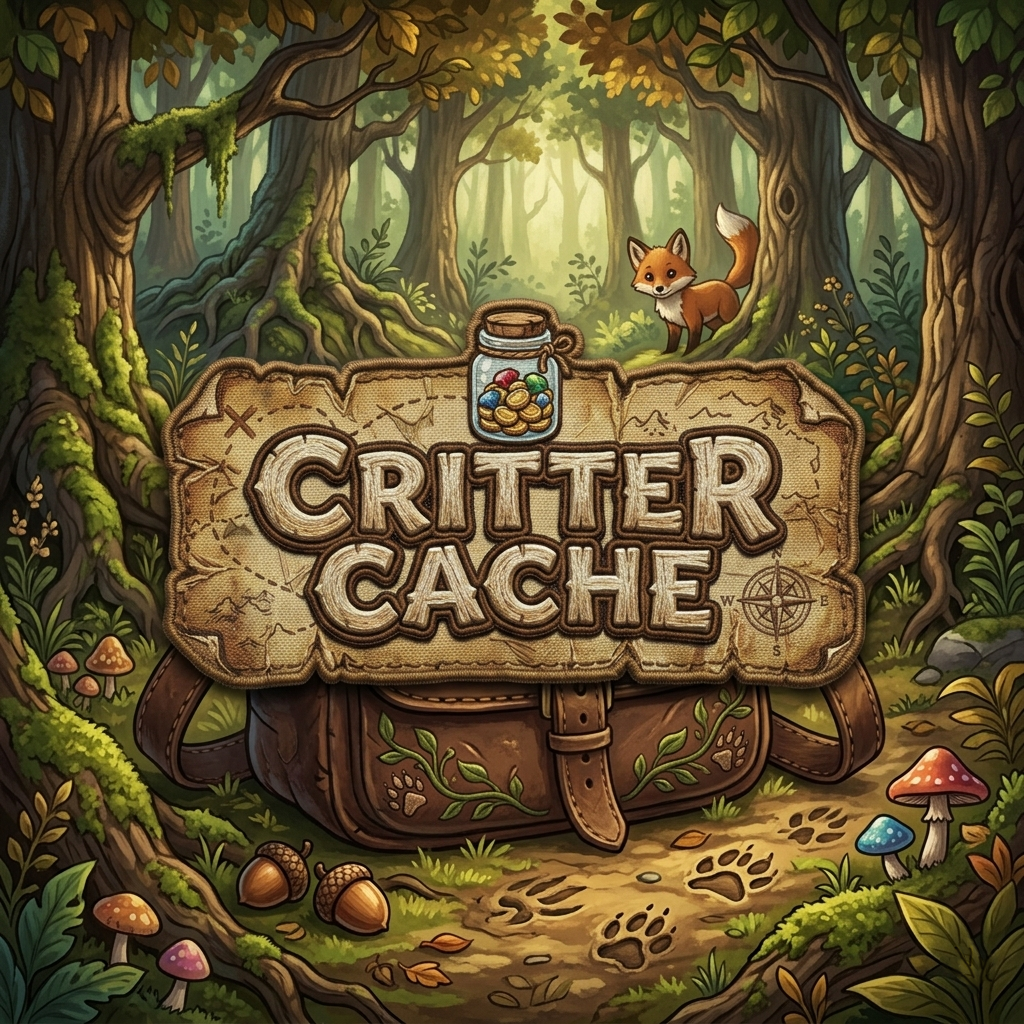 Critter Cache — Key Art
